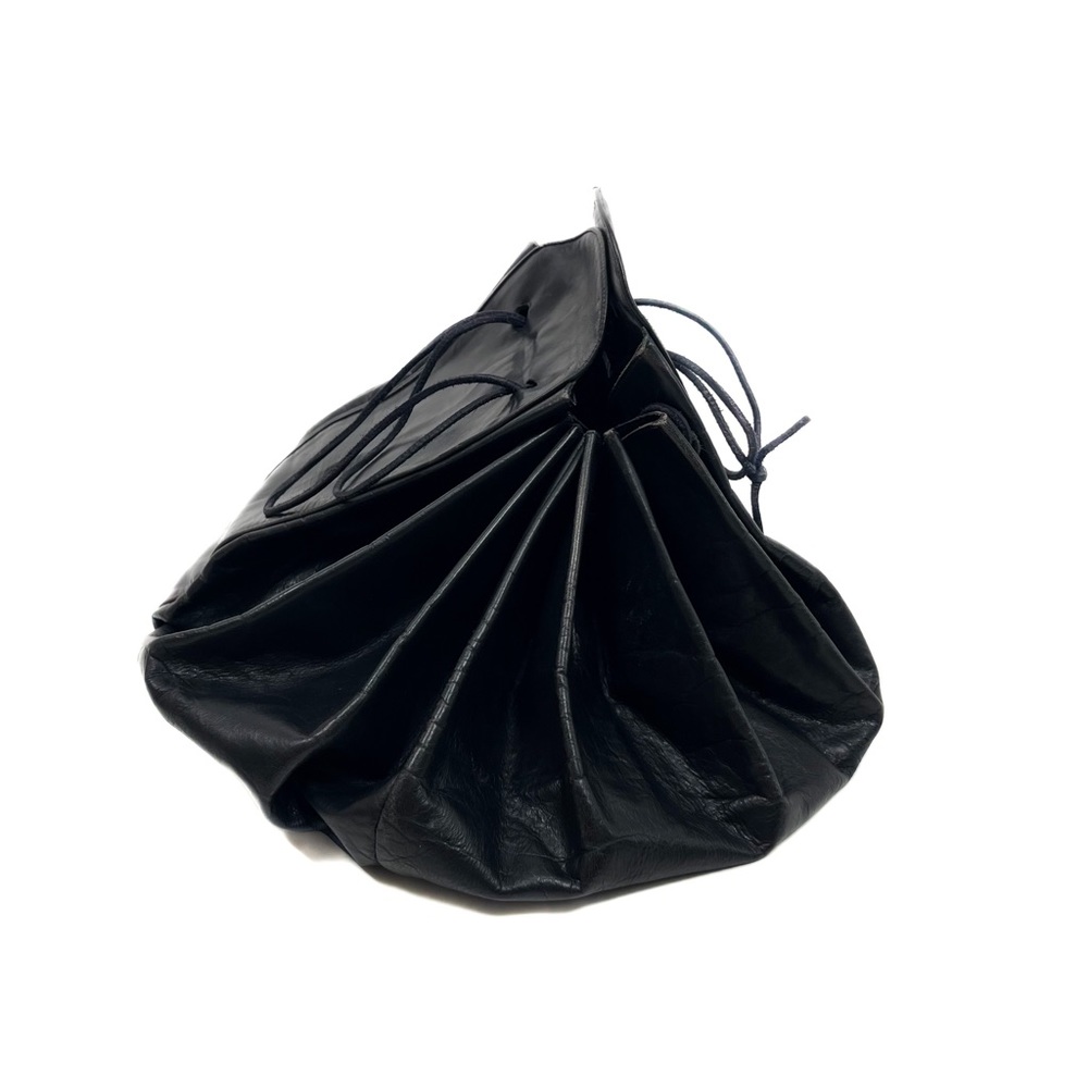 Vintage 1980s Tokio Kumagai Leather Accordion Bag